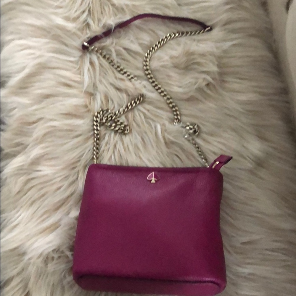 Kate Spade Polly covertible bag in bright berry
